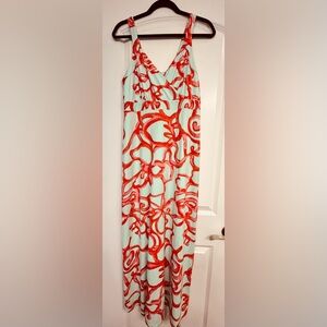 NWOT J.McLaughlin Coral 🪸 Reef Maxi Dress